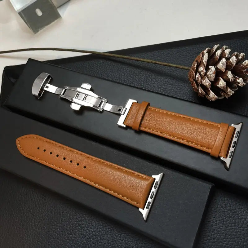 Premium Leather Band for Apple Watch