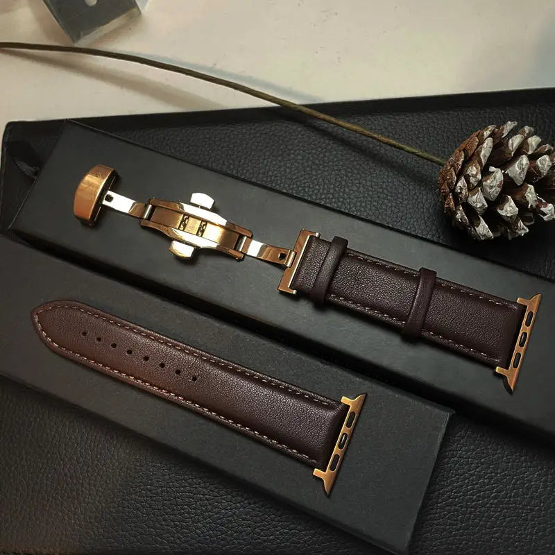 Premium Leather Band for Apple Watch